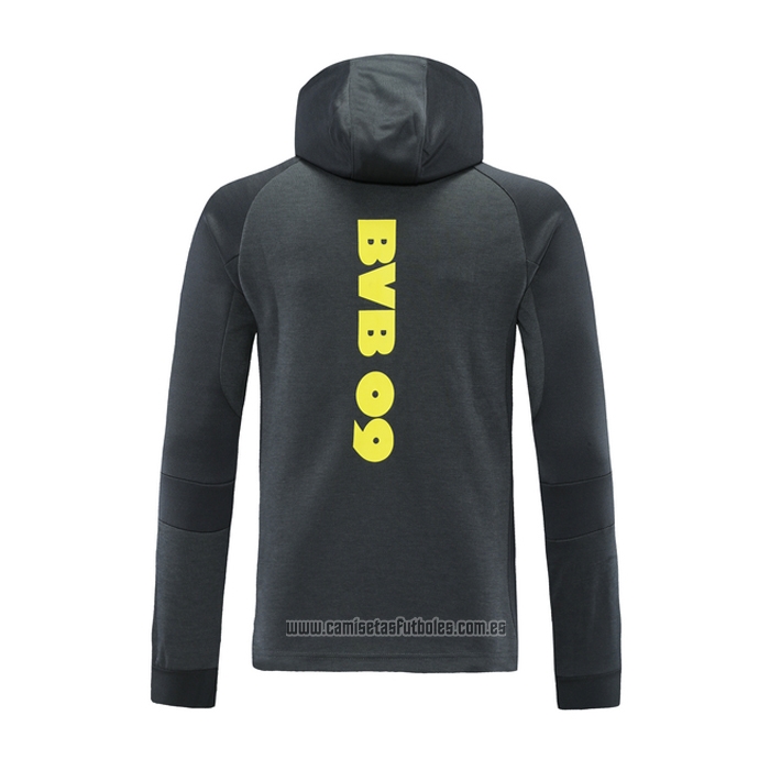 Chaqueta con Capucha del Borussia Dortmund 2021-2022 Gris